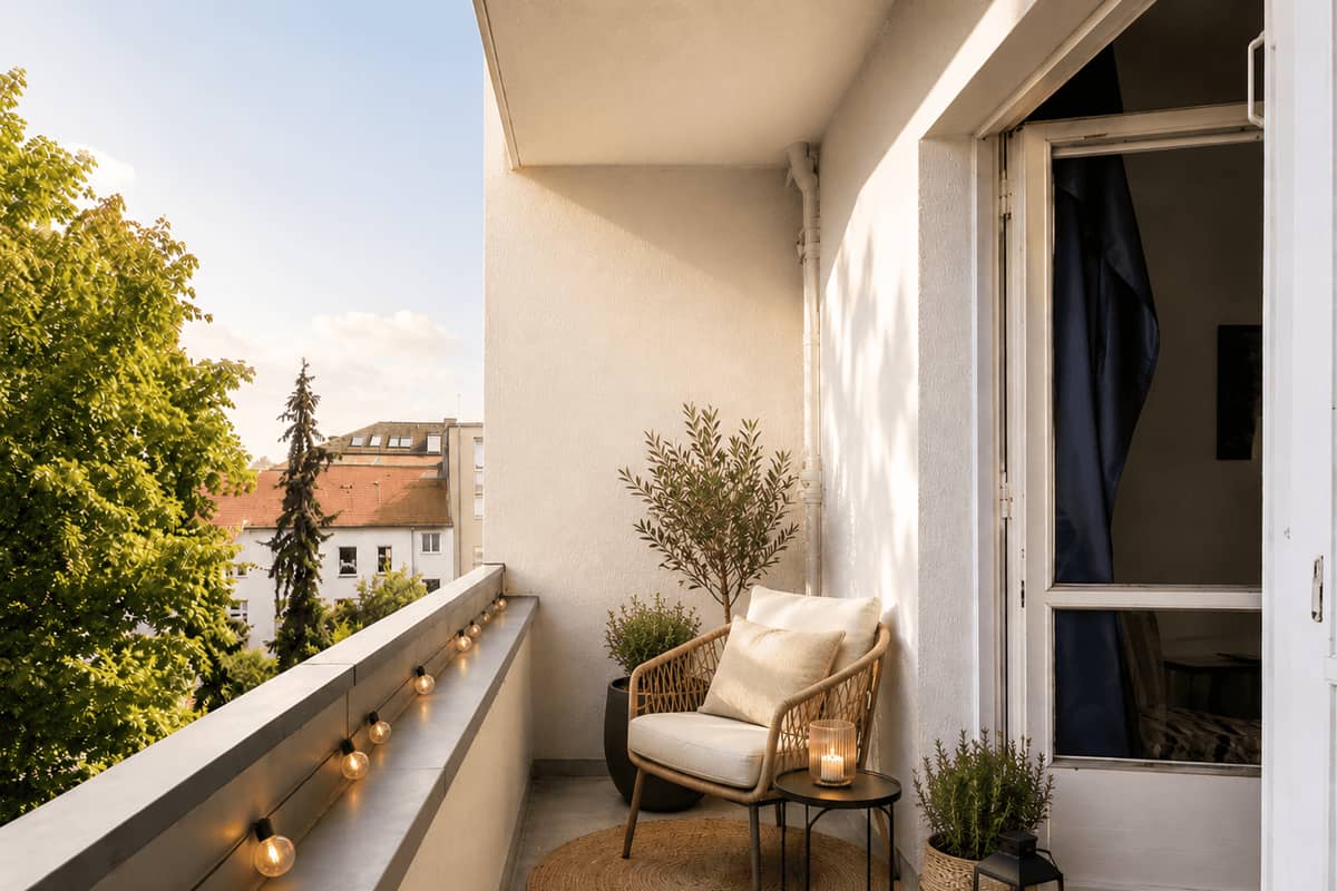 Balkon KI Visualisierung