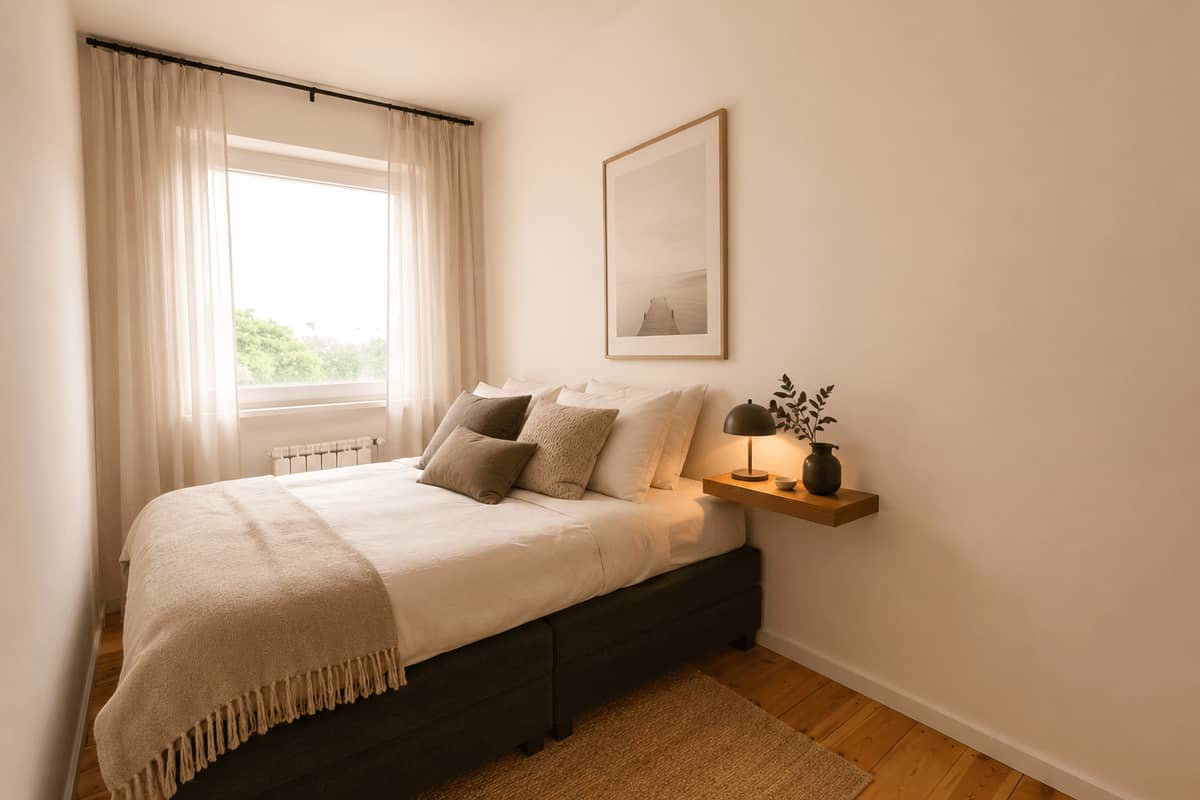 Schlafzimmer KI Visualisierung