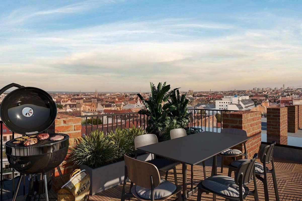 Dachterrasse KI-generiert