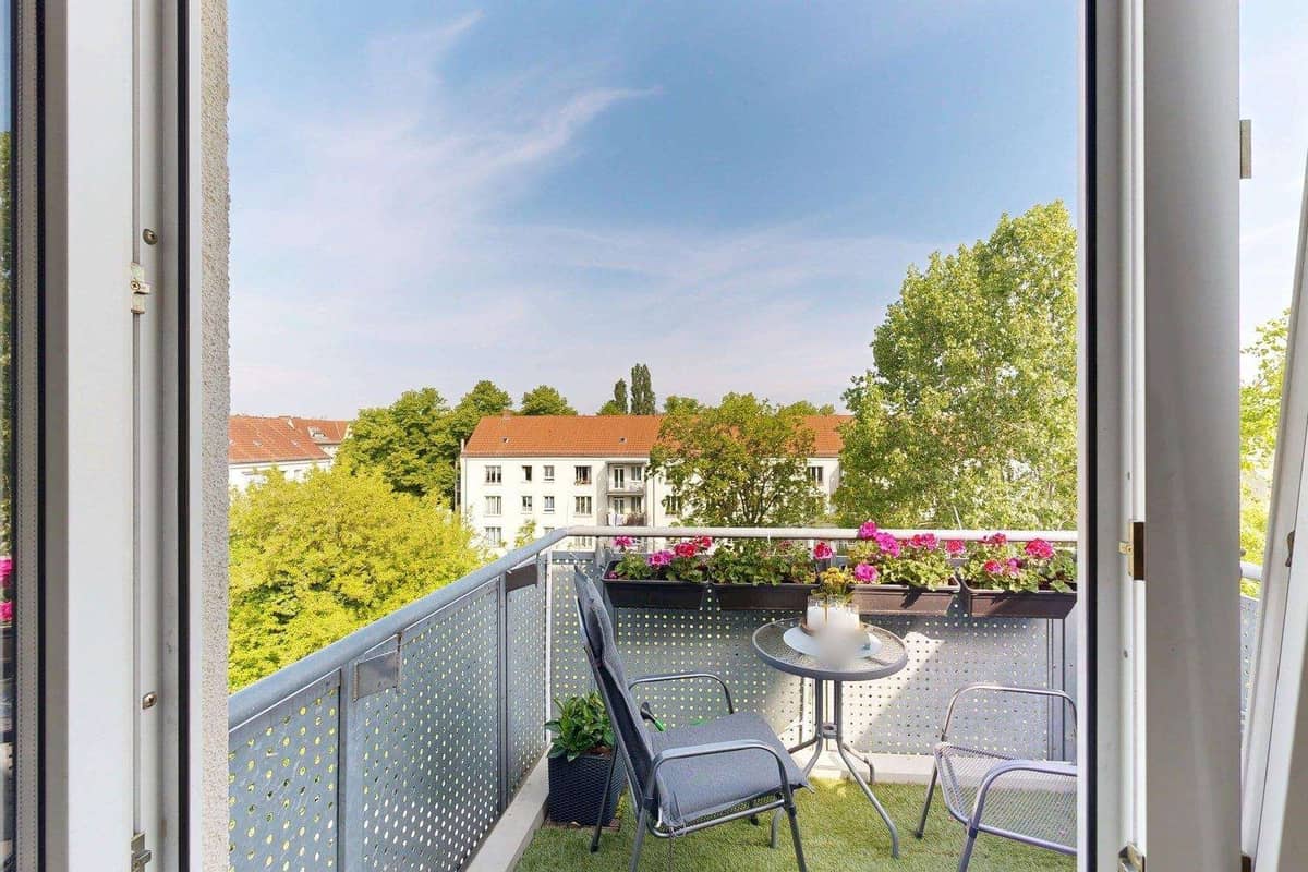 Blick von innen nach außen