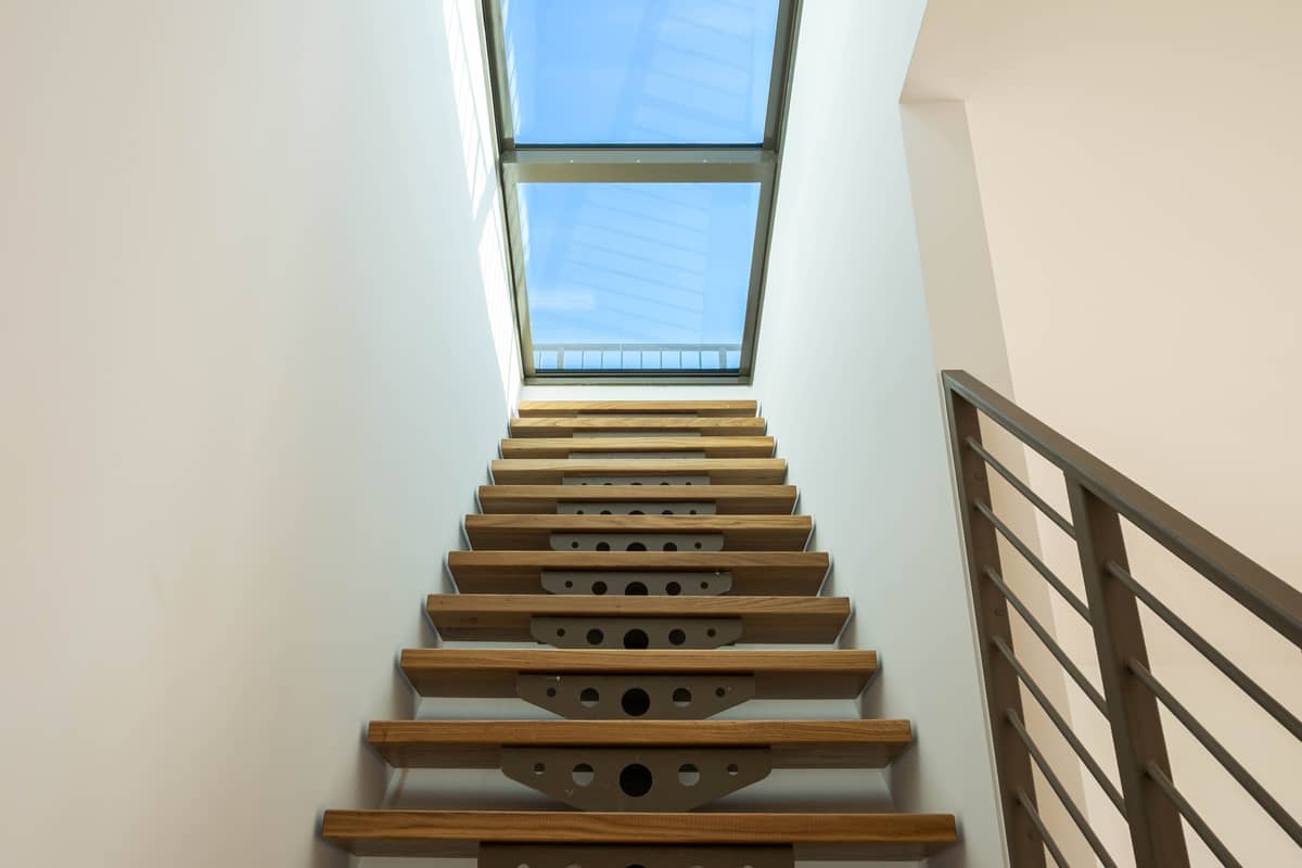Treppe zur Dachterrasse