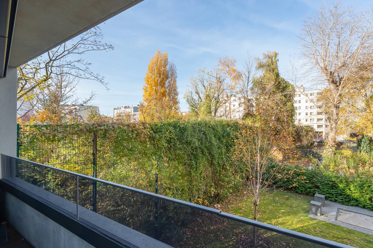 Blick vom Balkon