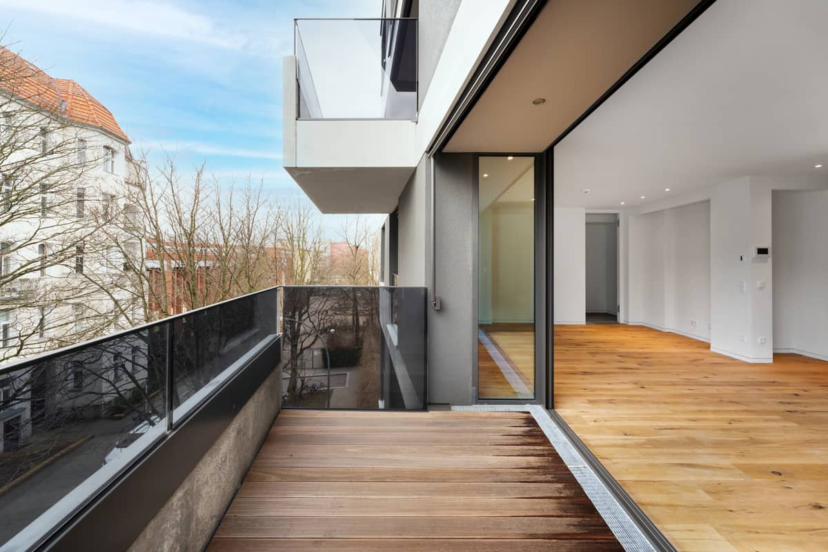 Balkon aus vergleichbarer Wohnung
