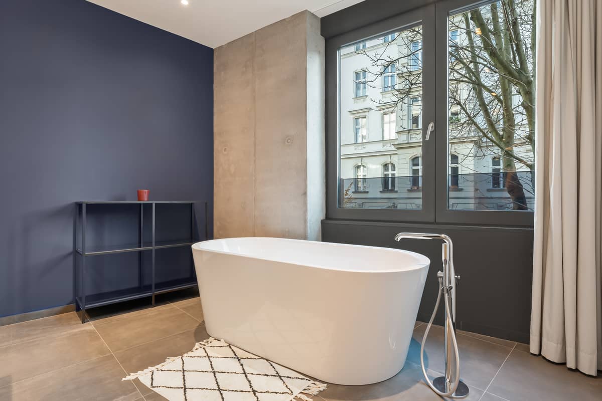 Freistehende Badewanne