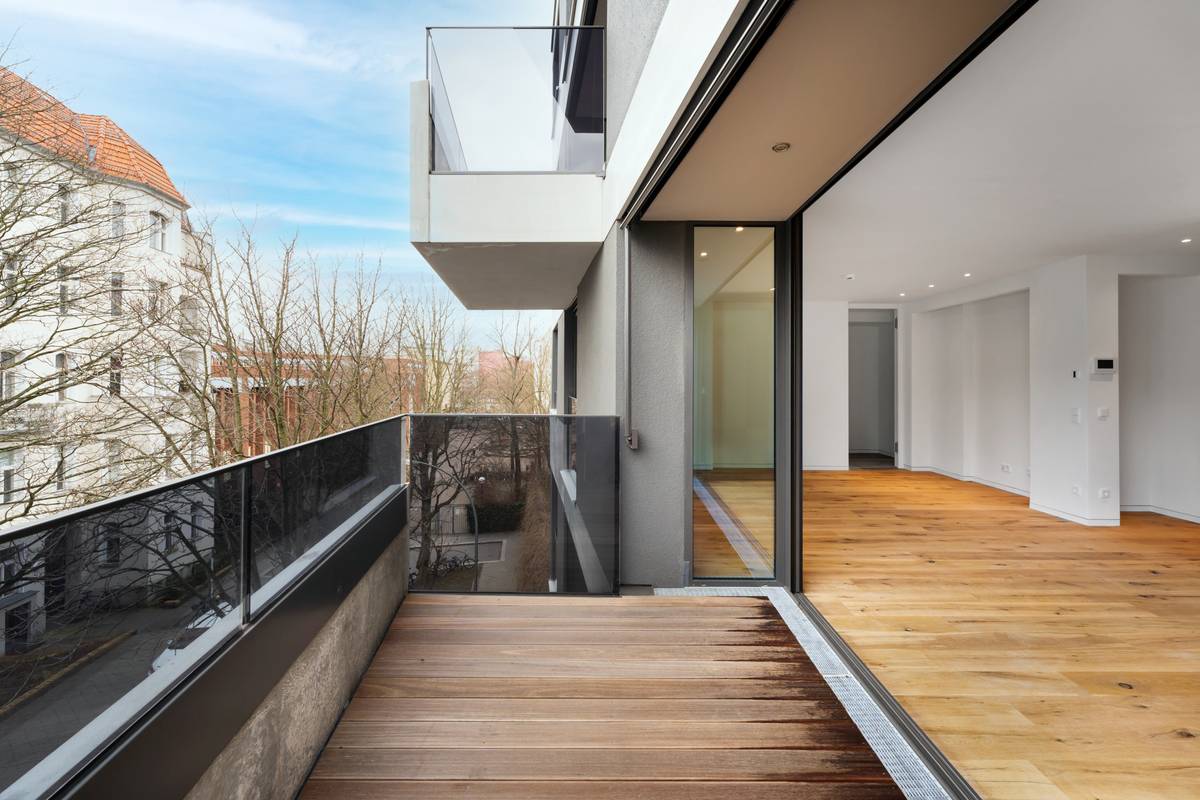 Balkon aus vergleichbarer Wohnung