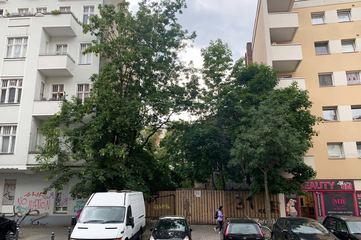 Ansicht und Nachbarbebauung