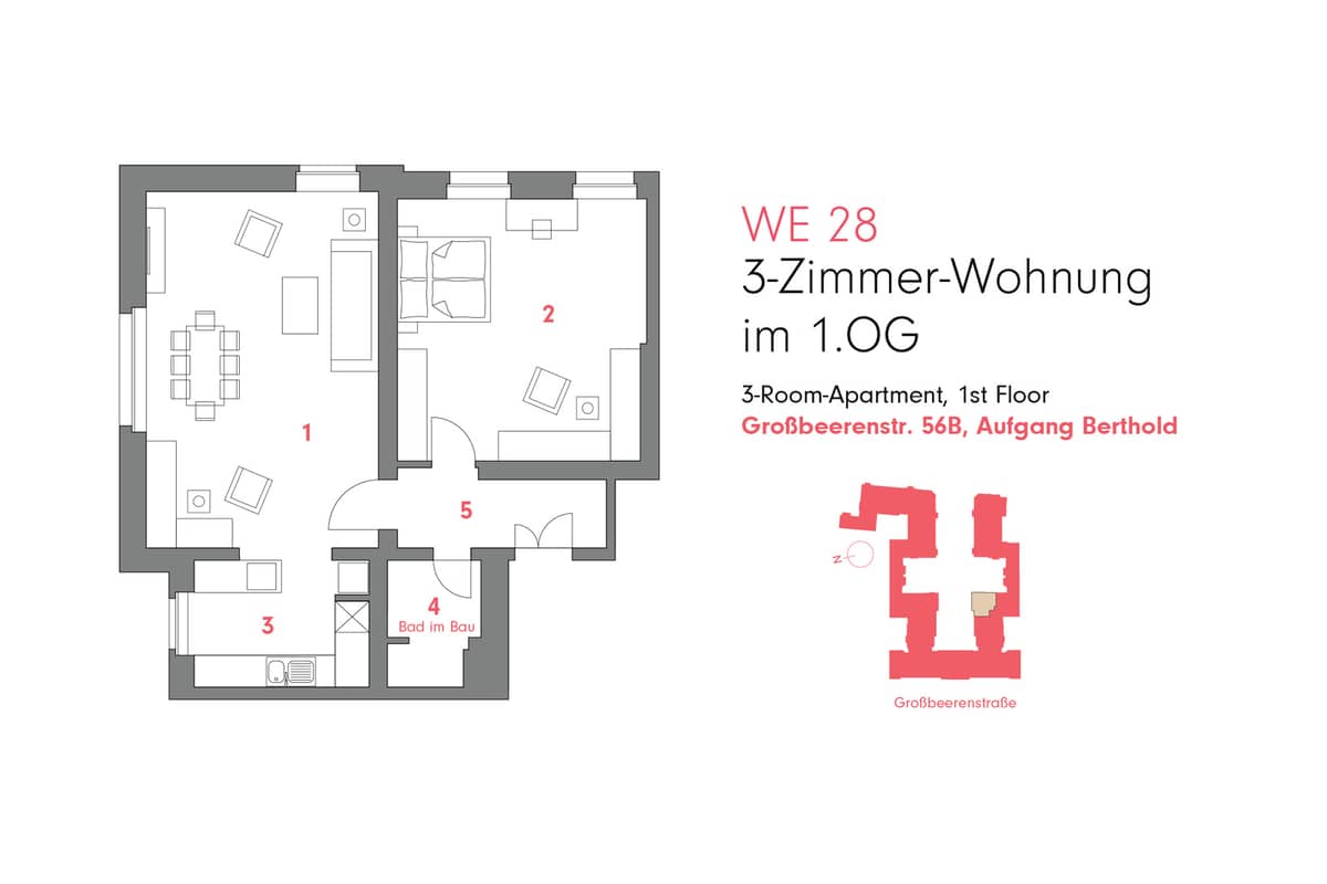 Grundriss WE 28