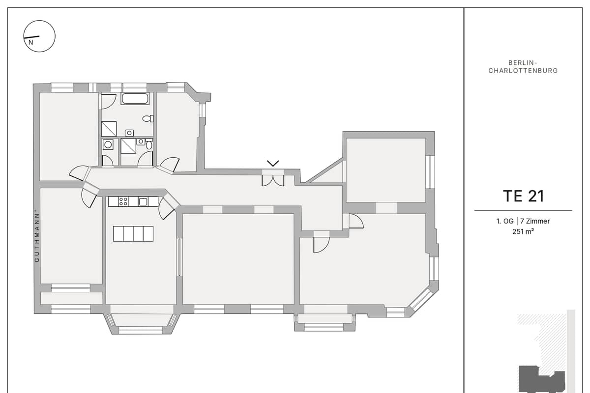 Grundriss (nicht massstabsgetreu)