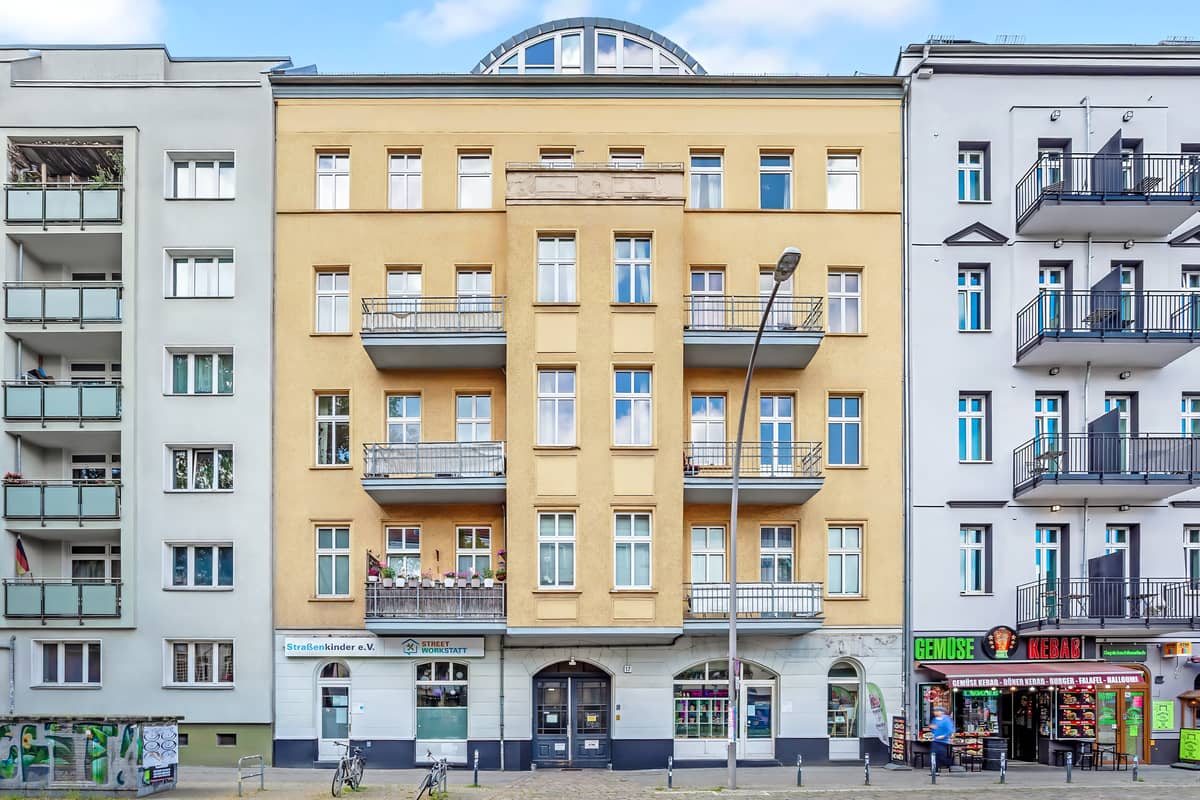 Ansicht des Vorderhauses