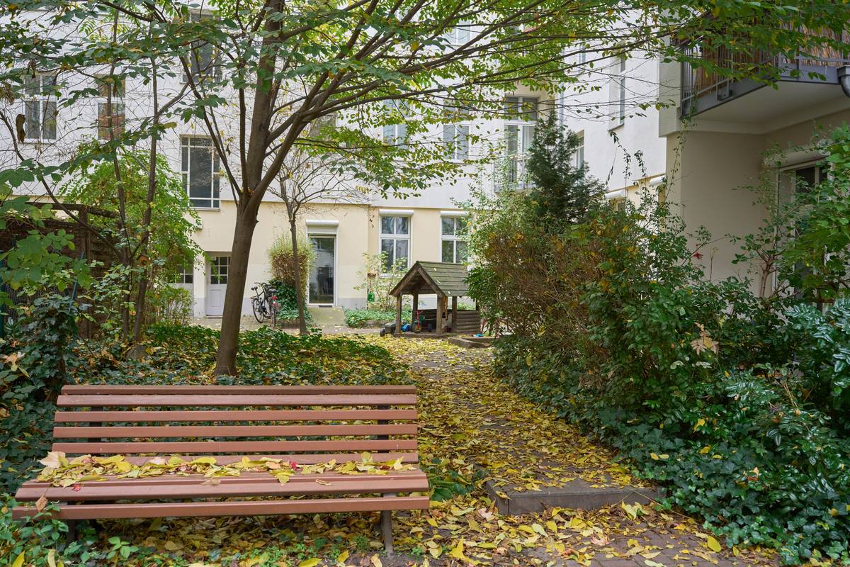 Idyllischer Innenhof