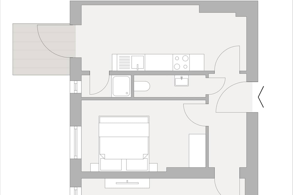 Grundriss WE26