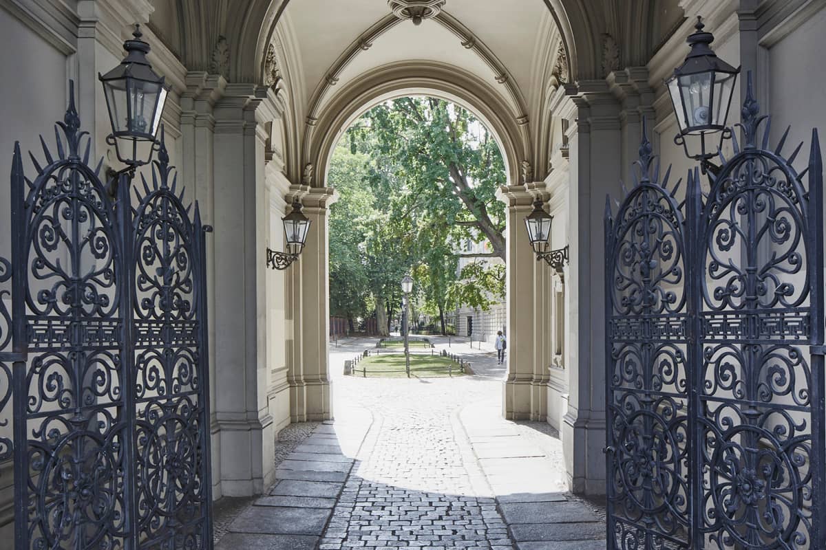 Riehmers Hofgarten Eingang