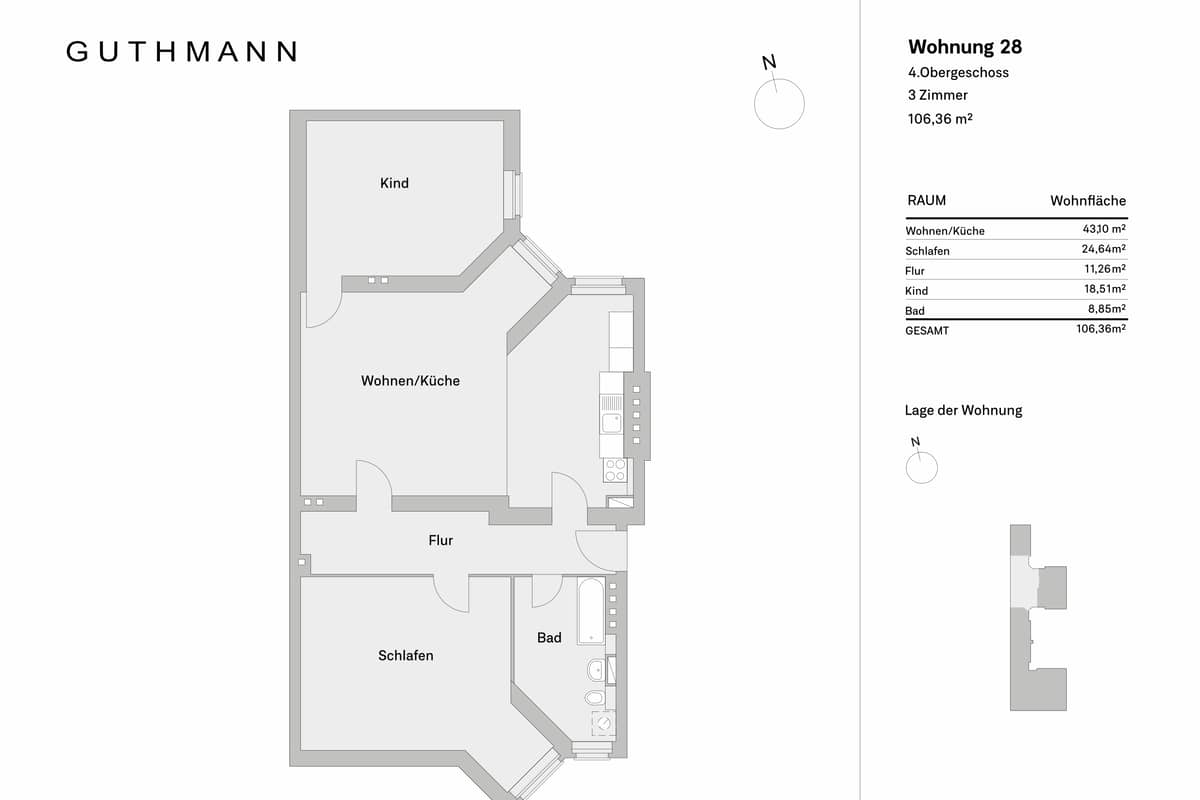 Grundriss WE28