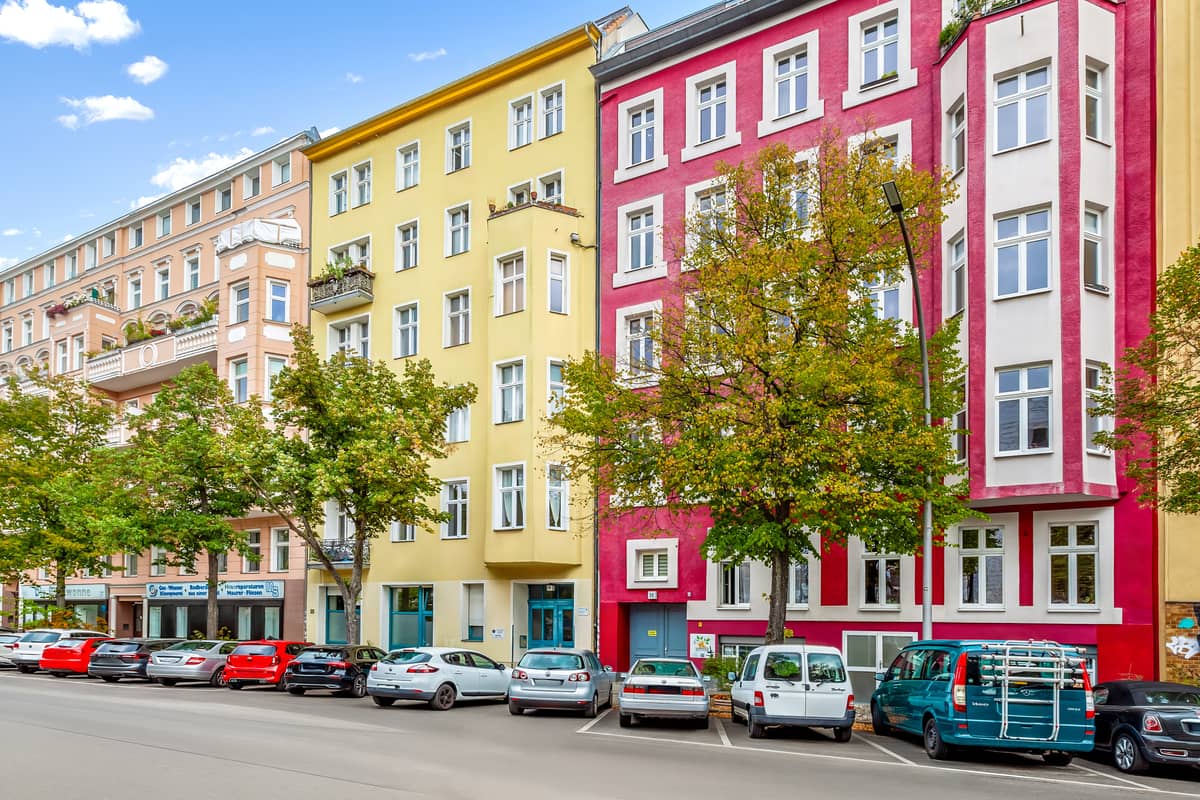 Gepflegte Altbauten