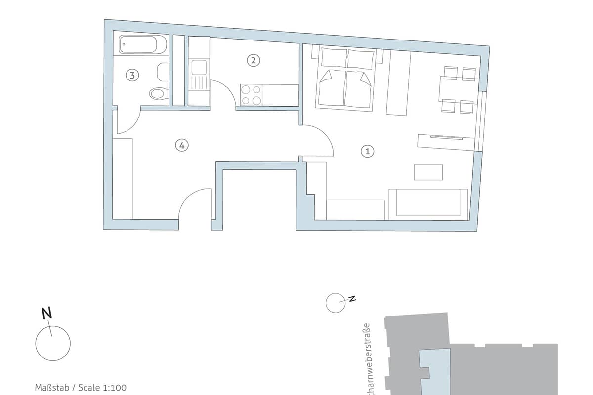 Grundriss WE 5