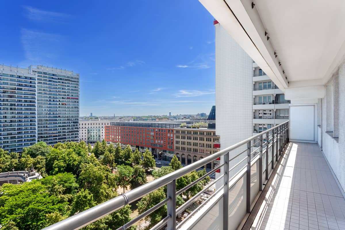Großzügiger Balkon