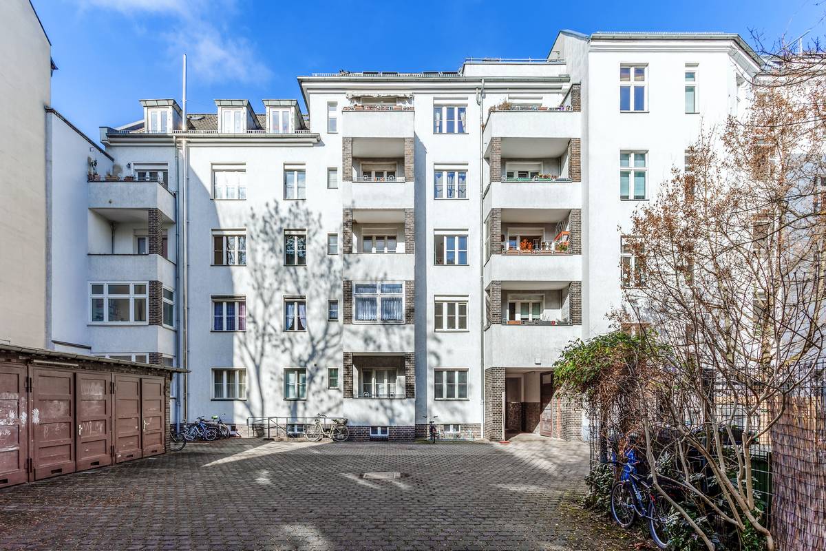 Rückseite des Hauses