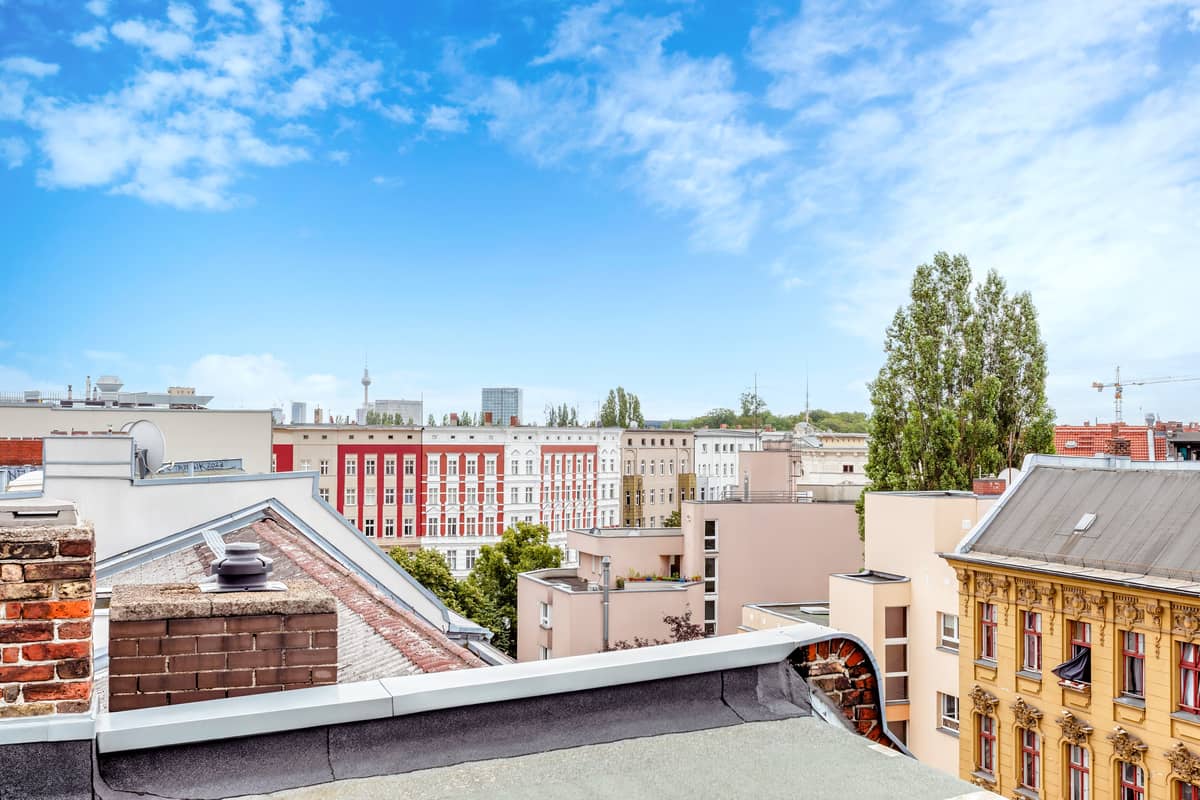 Berlin Mitte - Moabit - Blick bis zum Fernsehturm