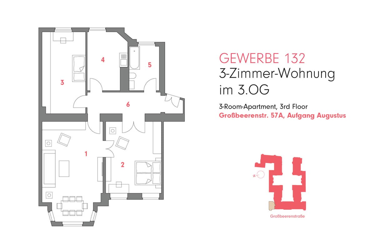 Grundriss WE 132
