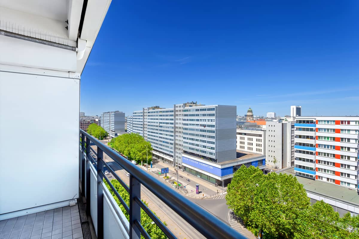 Aussicht vom zweiten Balkon