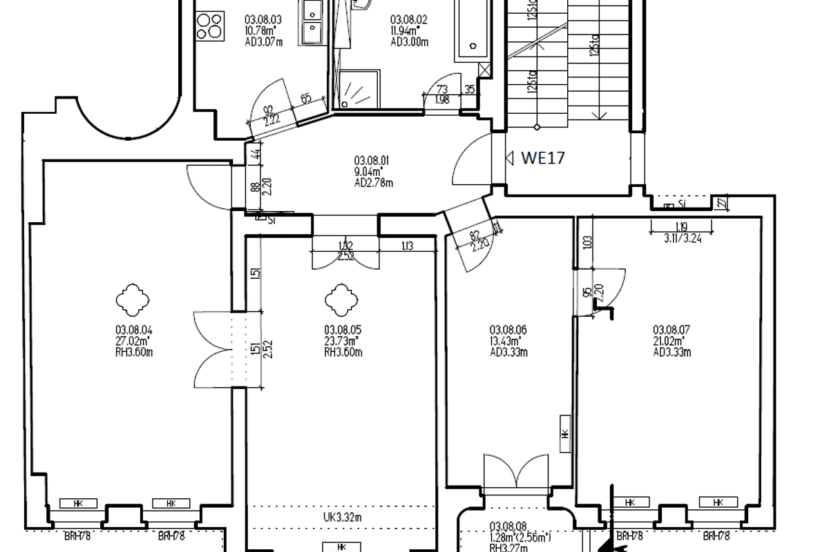 Grundriss WE17