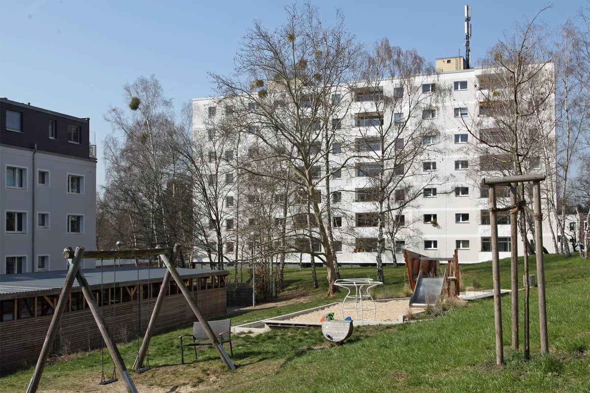 Spielplatz auf dem Hof