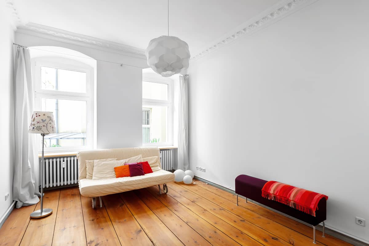 Stuck, Dielen und neue Fenster