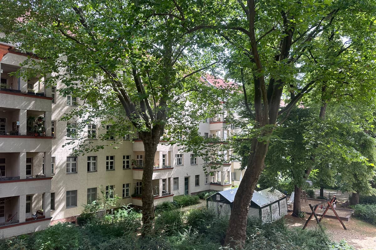 Parkähnliches Blockinnere