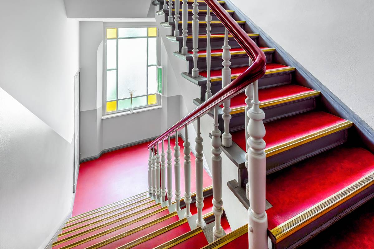 Gepflegtes Treppenhaus