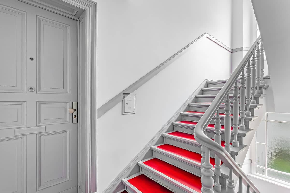 Top gepflegets Treppenhaus