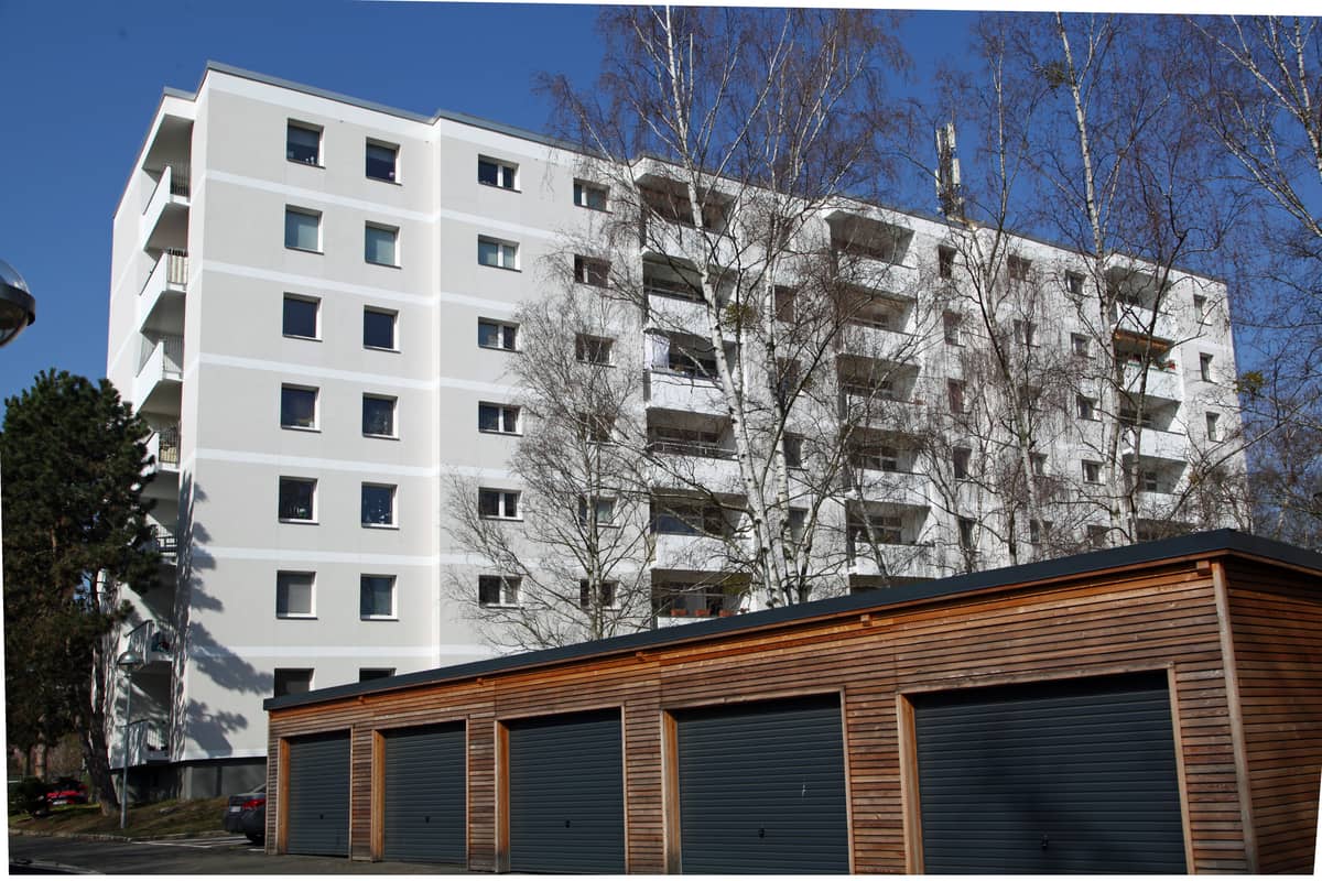 Blick auf die Clayallee 232 234