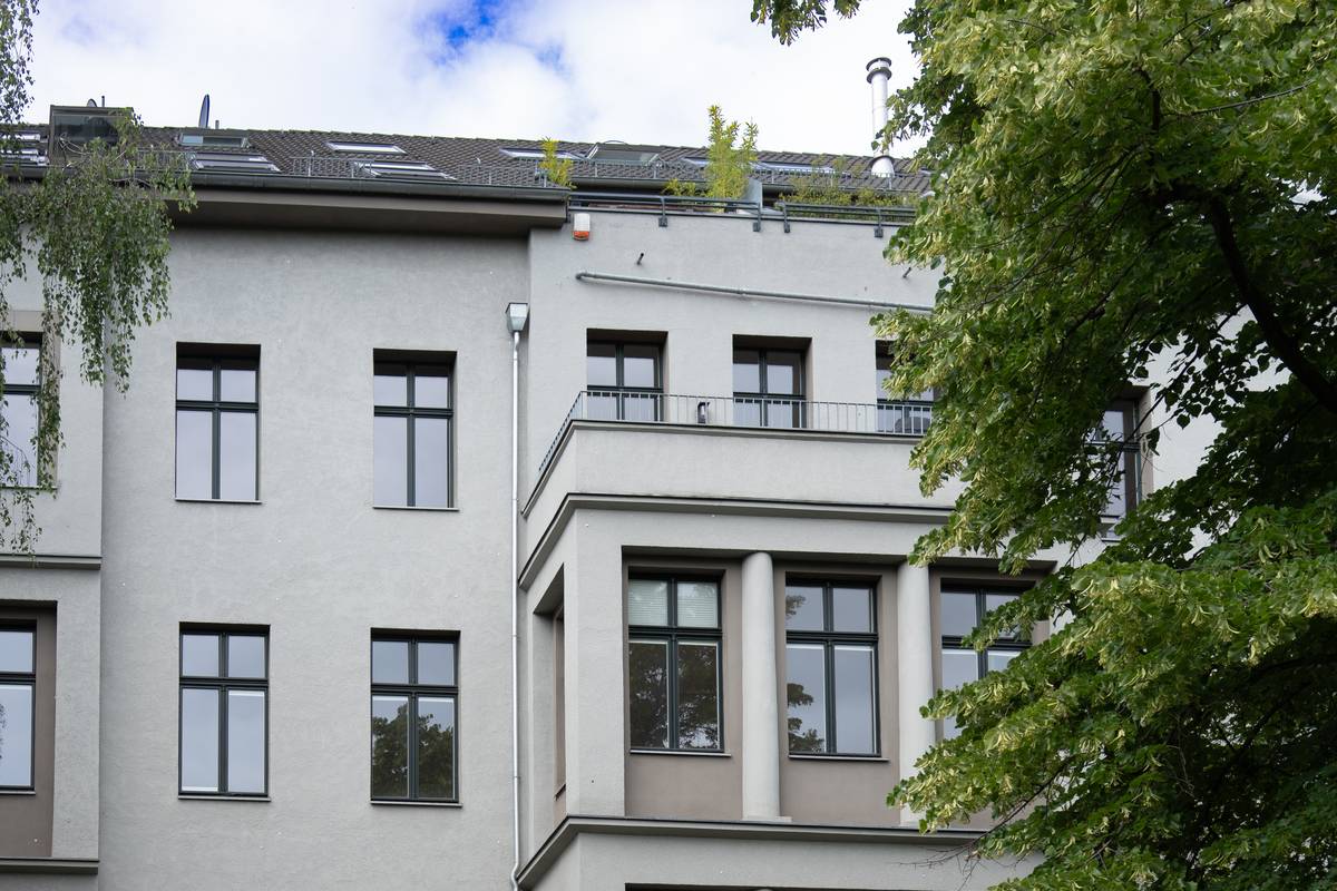 Klassische Fassade, geschmackvoll wiederhergestellt