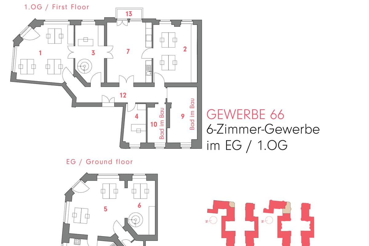 Grundriss Gewerbe 66