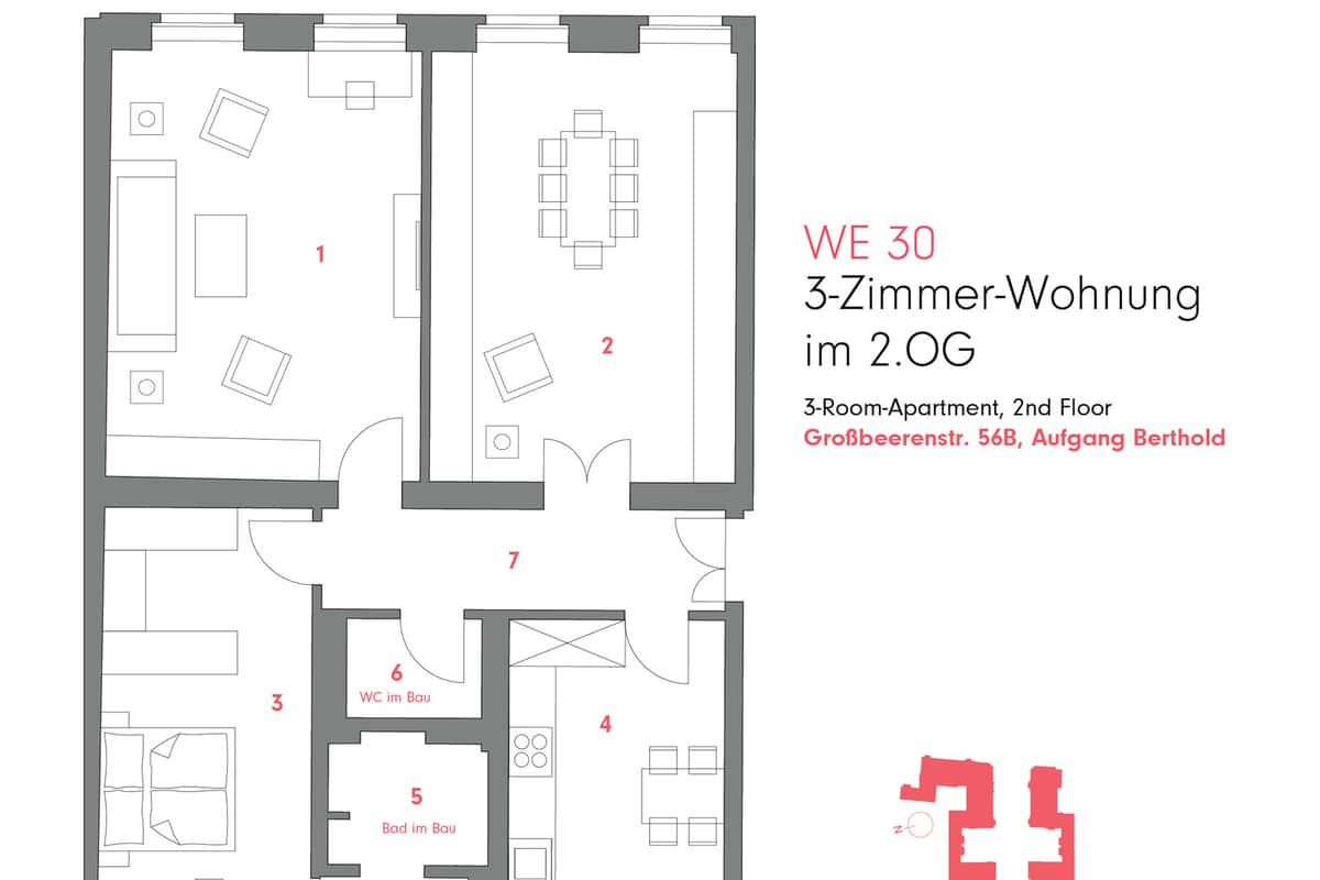 Grundriss WE 30