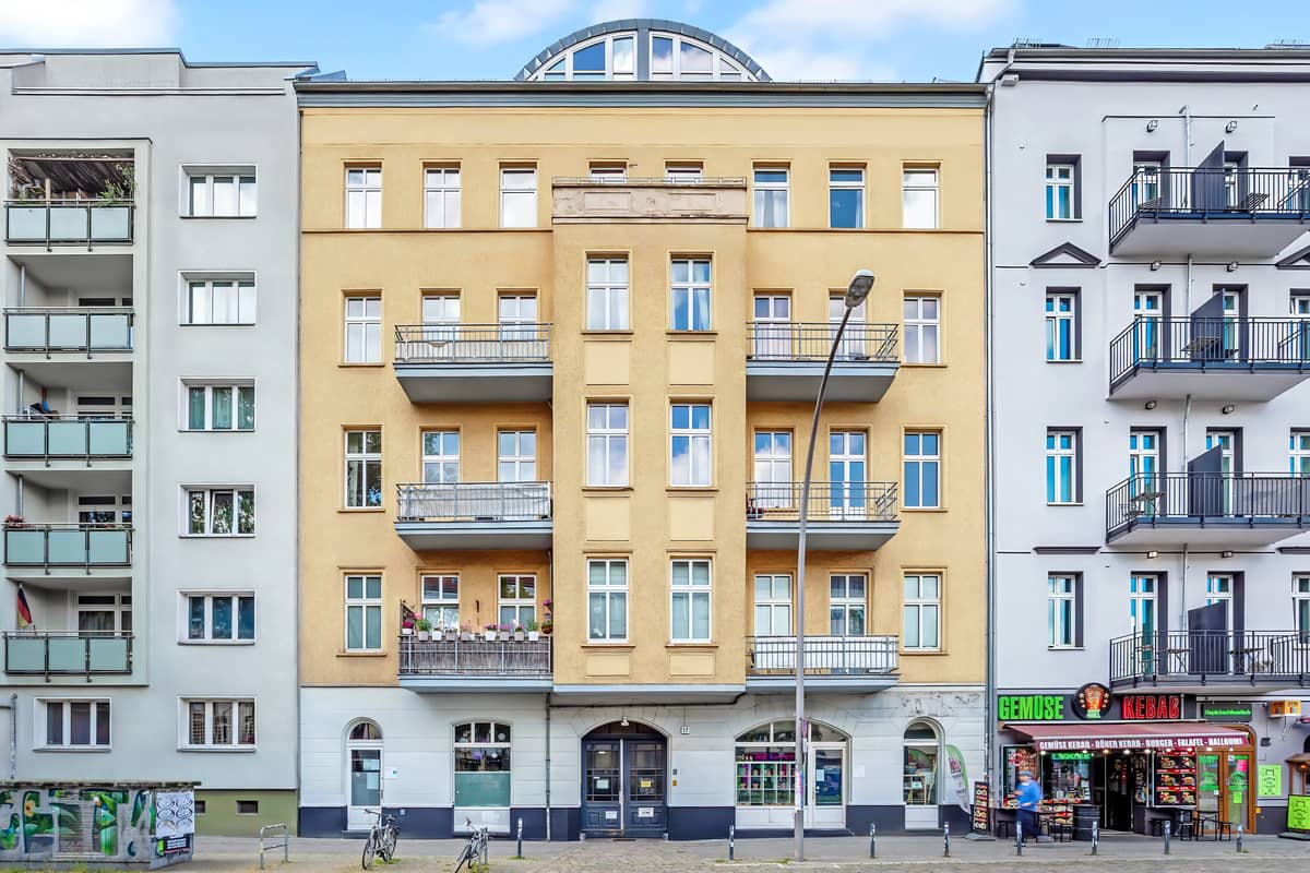 Ansicht des Vorderhauses
