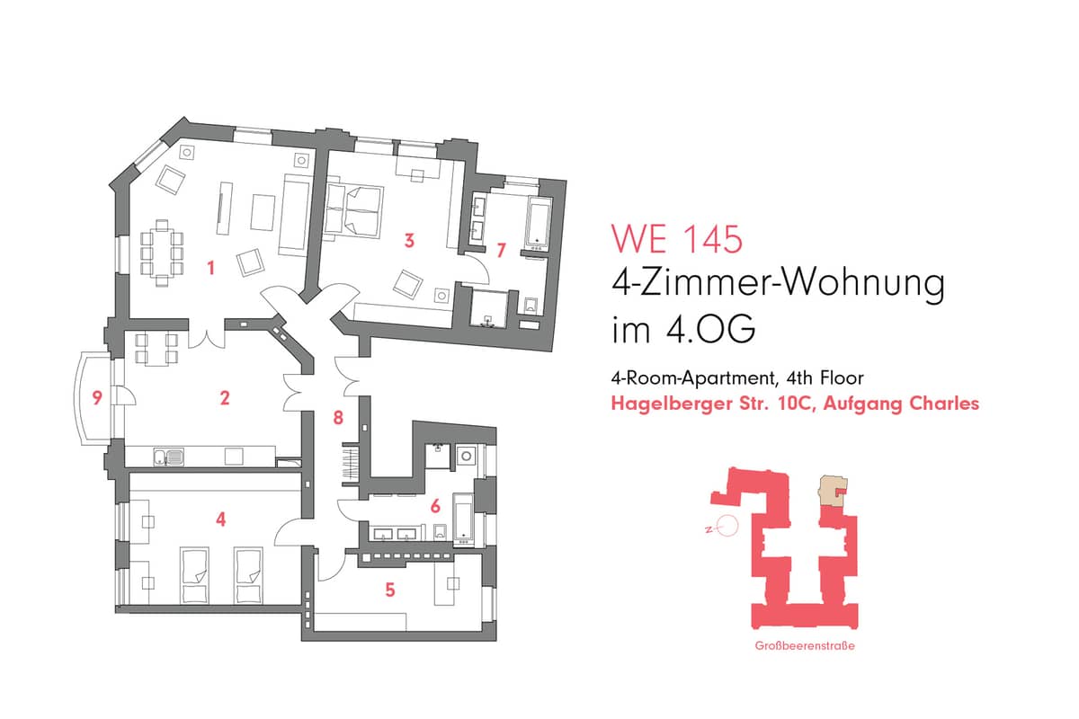 Grundriss WE 145
