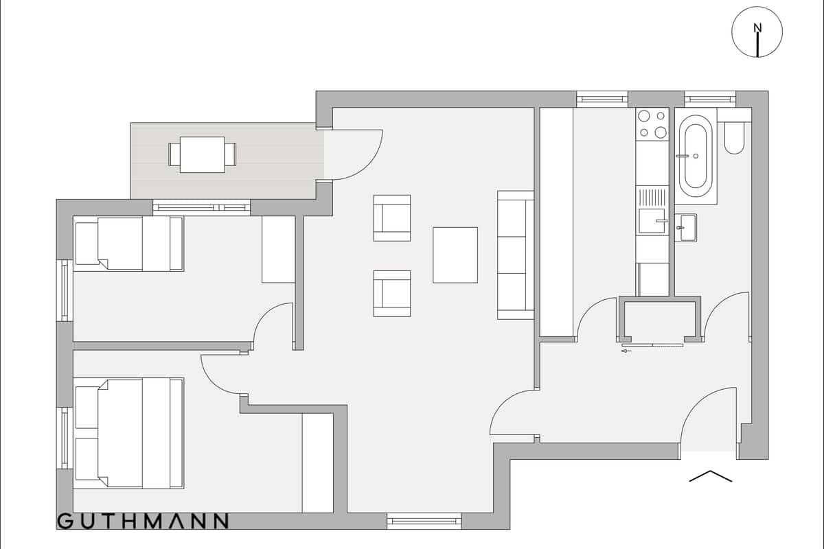 Grundriss WE05