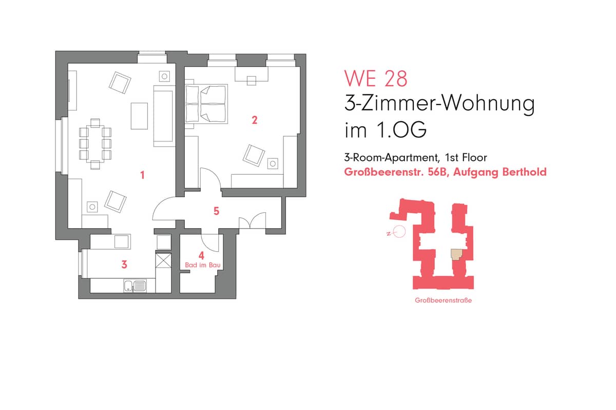 Grundriss WE 28