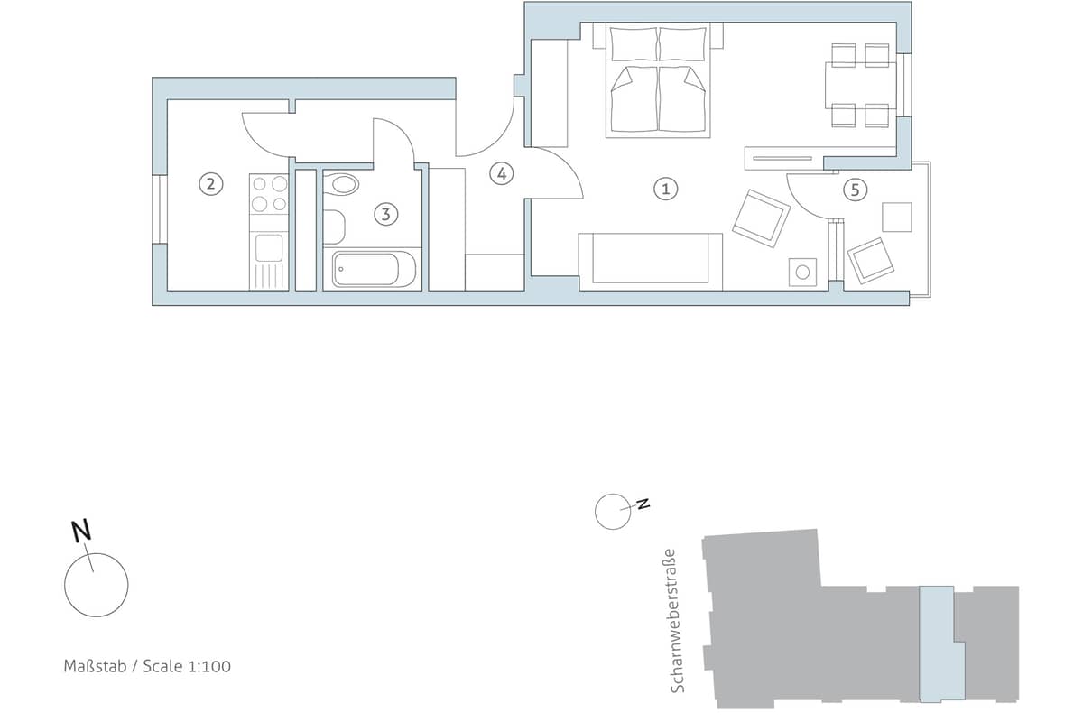 Grundriss WE 25