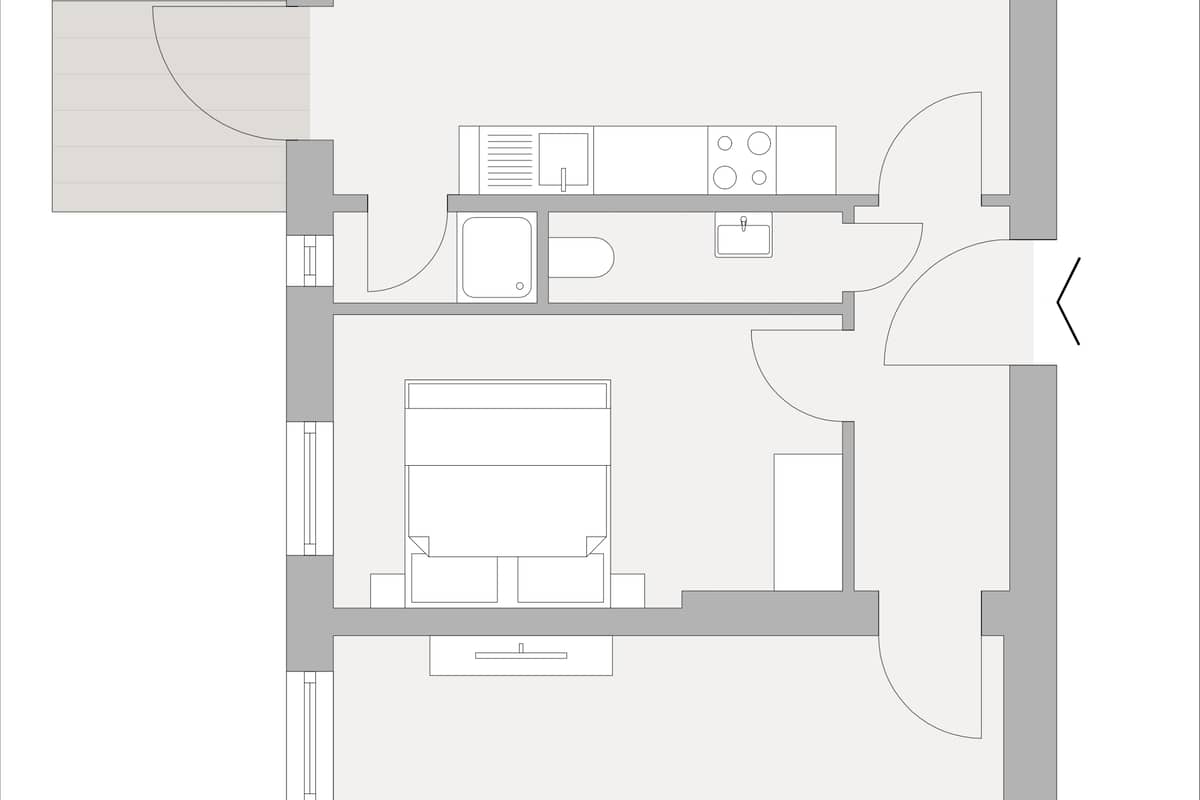 Grundriss WE26