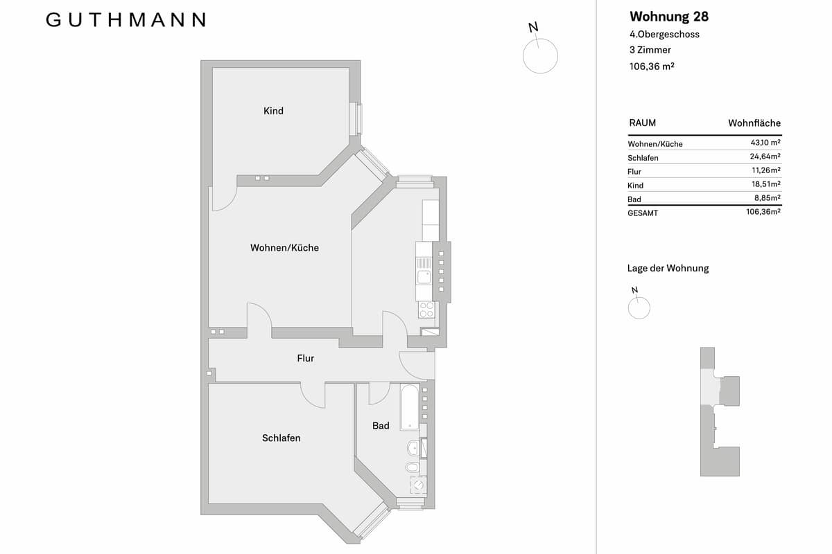 Grundriss WE28