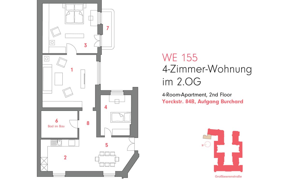 Grundriss WE 155