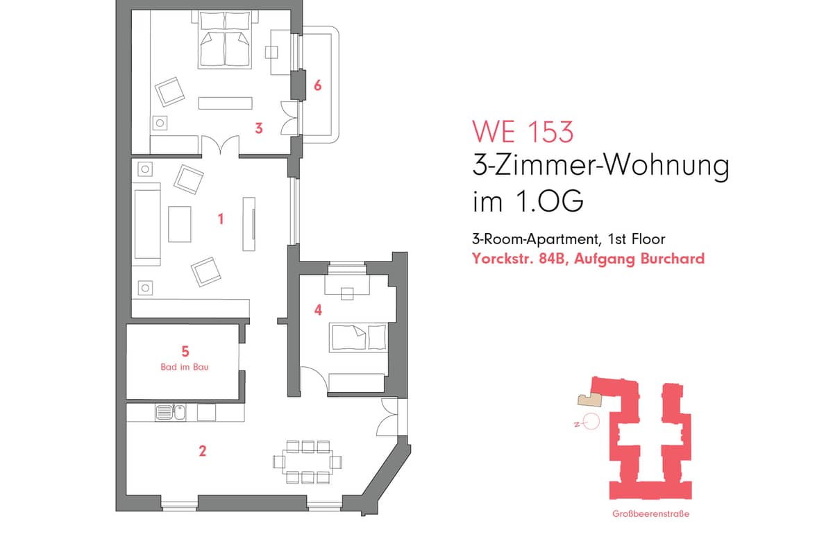 Grundriss WE 153