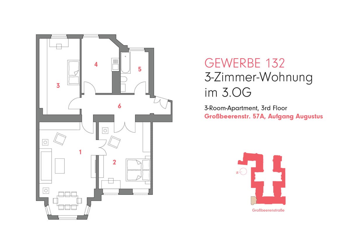 Grundriss WE 132