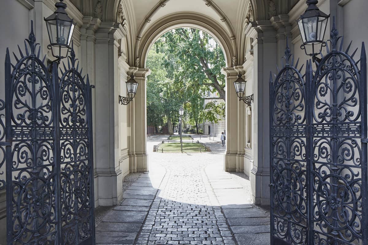 Riehmers Hofgarten Eingang