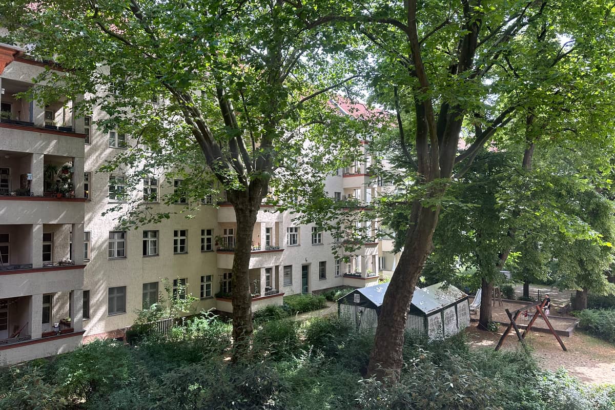 Parkähnliches Blockinnere