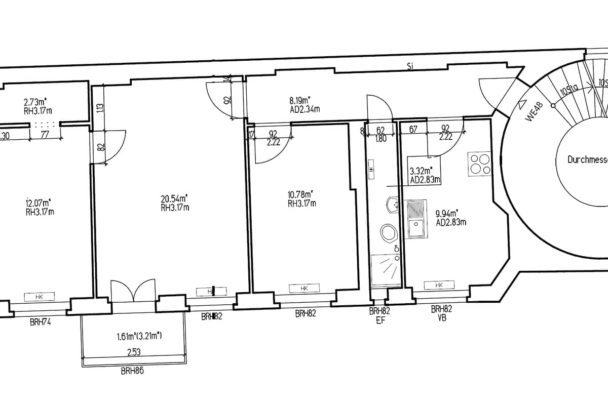 Grundriss WE48