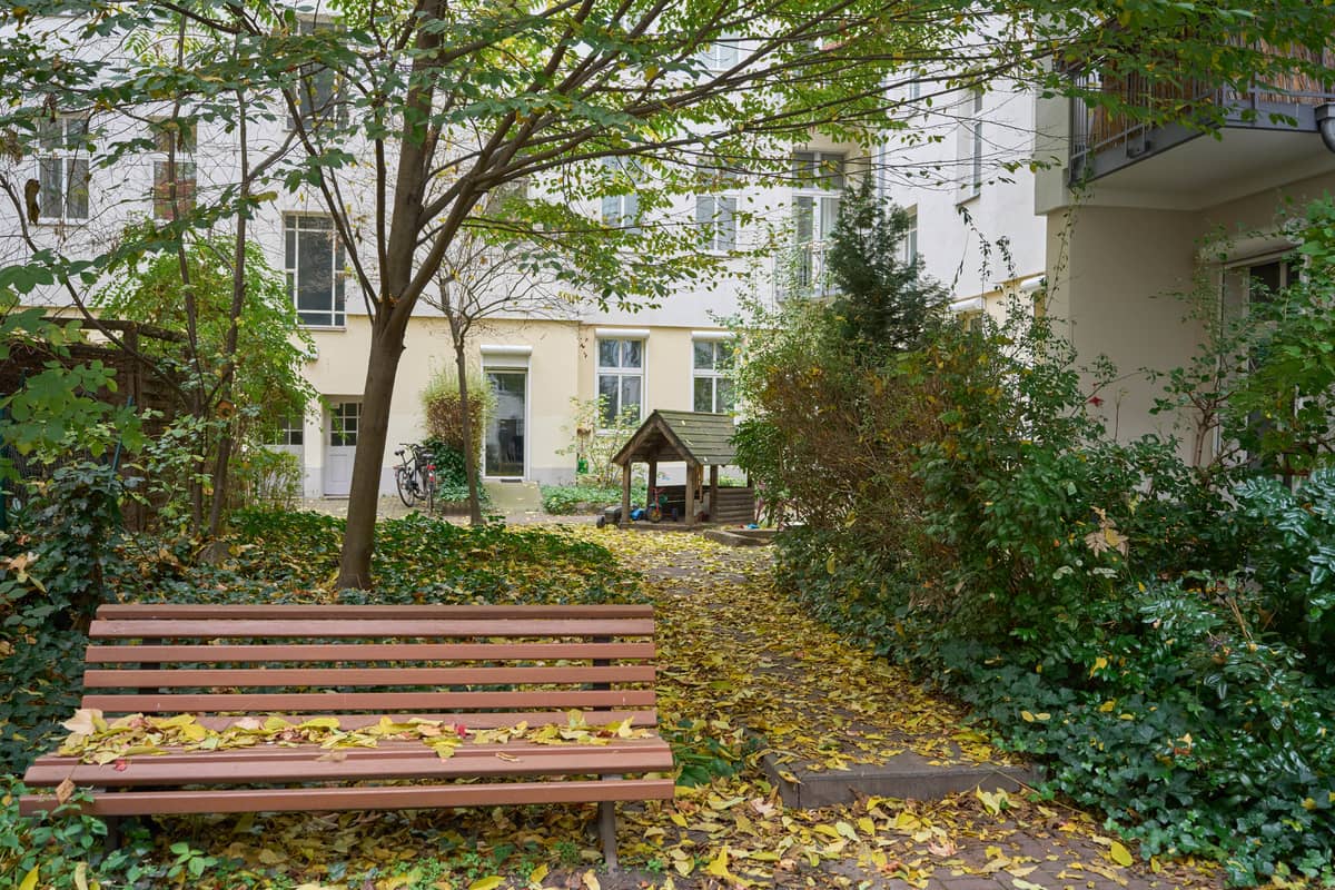 Idyllischer Innenhof