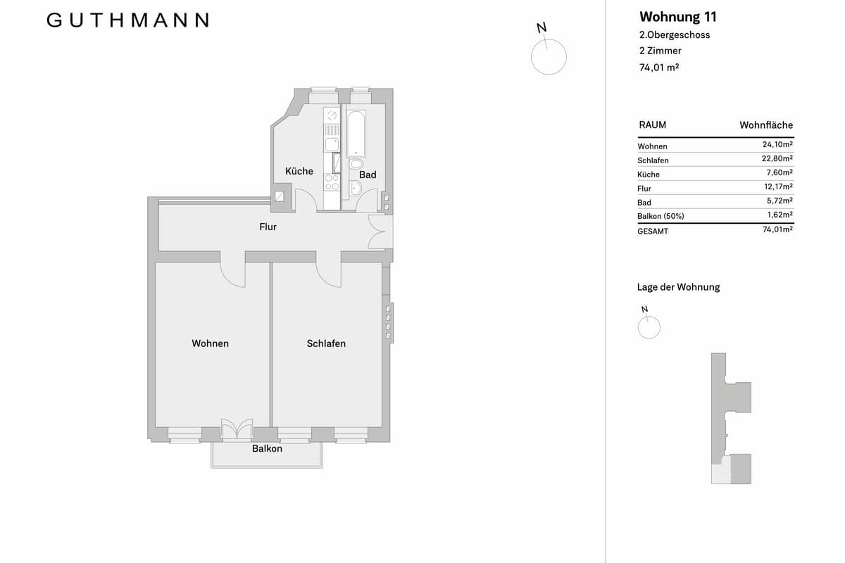Grundriss WE11