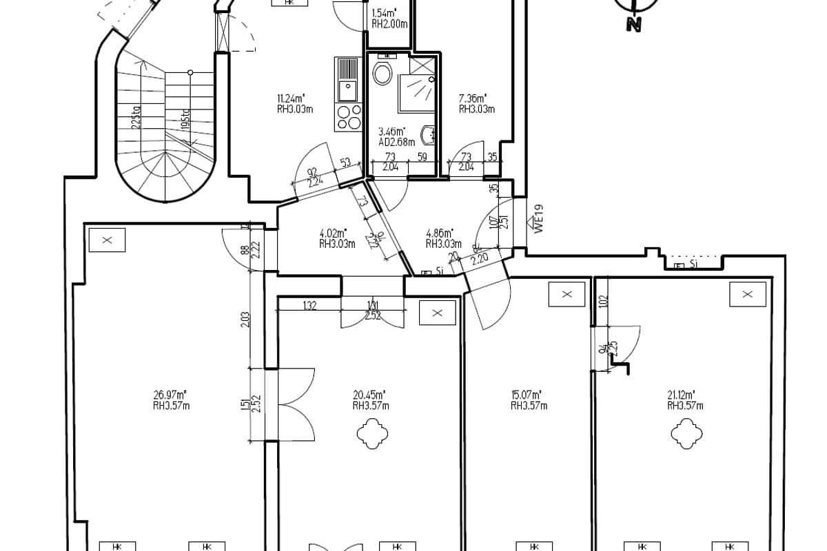 Grundriss WE19